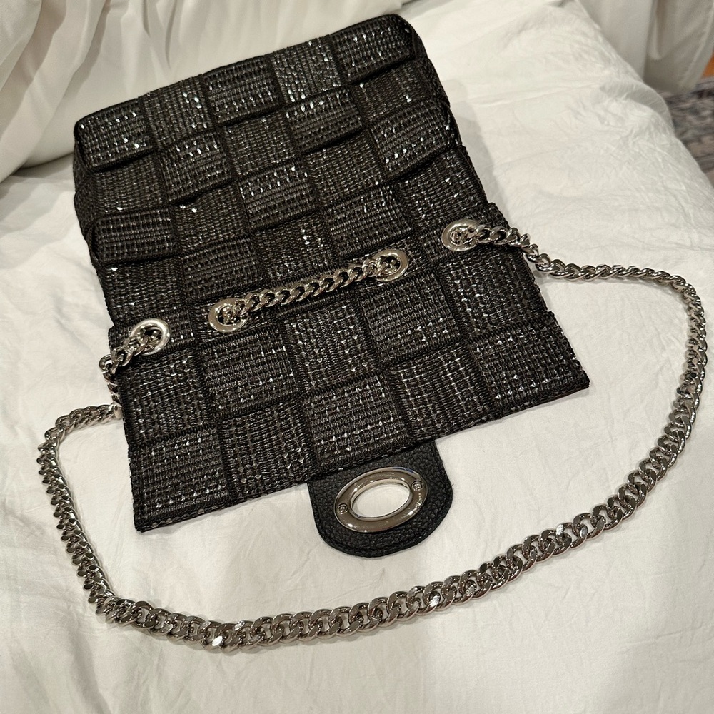 Alma Tonutti Black Woven Handbag - Picture 11 of 11